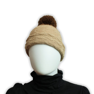 Hat knitted neutral